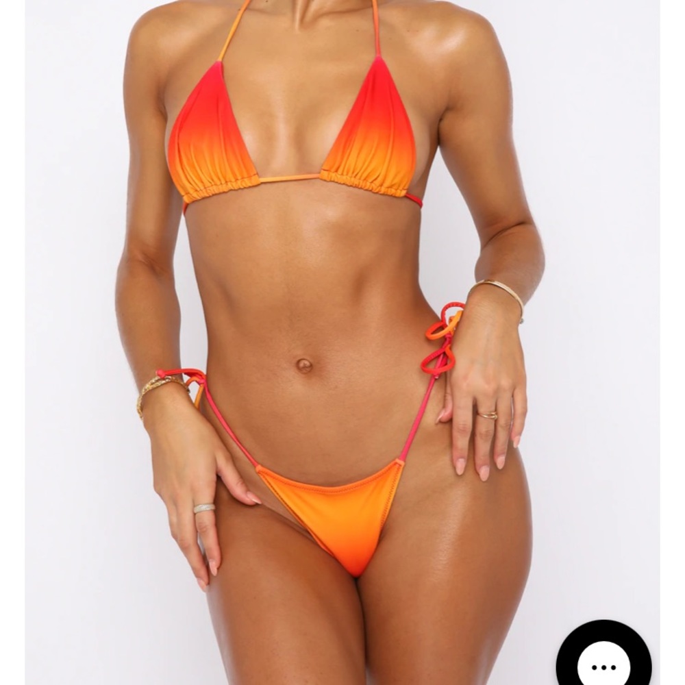 NWT Cabo bottoms and Golden Hour top in sunset